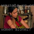 Women alone